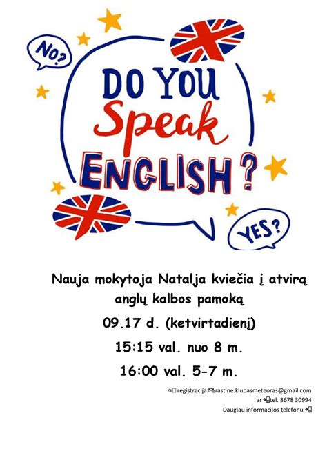 Vaikų anglų kalbos būrelis