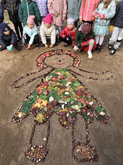 pavyzdžiai vaikų darbelių iš gamtos gėrybių