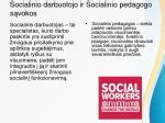 Socialinio darbuotojo ir pedagogo bendradarbiavimas