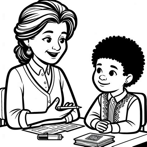 Mokytoja bendrauja su tėvais