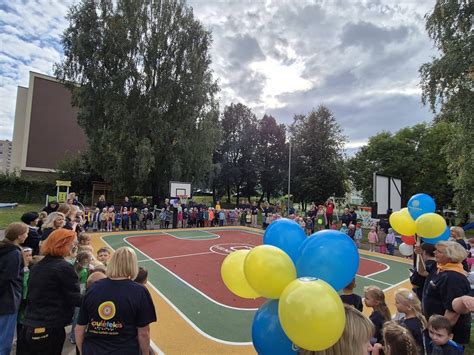 vaikų sporto aikštelės atidarymas