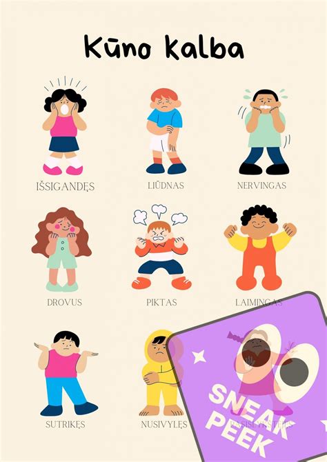 vaikų emocijų raiška