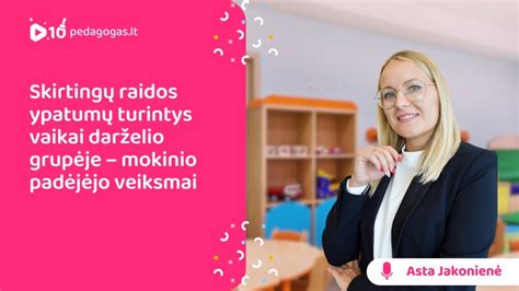 Pedagogas ir vaikai bendraujantys grupėje
