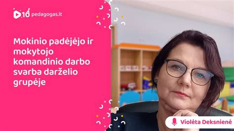 darželio lankymo svarba