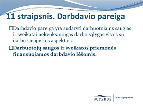 Darbdavio veiksmai užtikrinant saugias darbo sąlygas nėščiajai