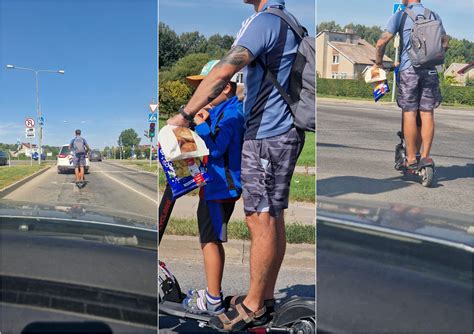 Tėvas ramina verkiantį vaiką darželio prieangyje