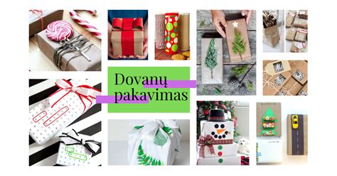 Dovanų paruošimas ir supakavimas šventėms