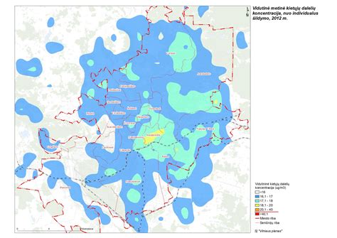 Oro taršos žemėlapis ir rekomendacijos