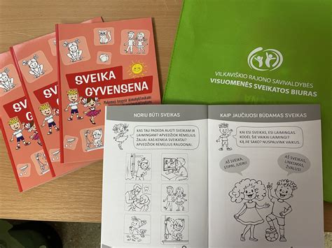 Mokinių užsiėmimai apie sveiką gyvenseną