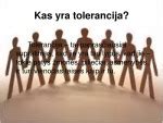 Vaikų nupiešta tolerancijos samprata