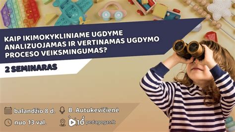 Vaikų ugdymo proceso vizija