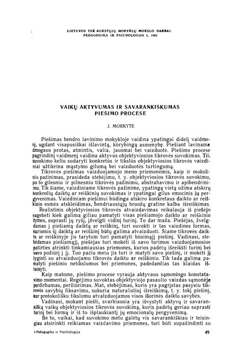 vaiko savarankiskumas