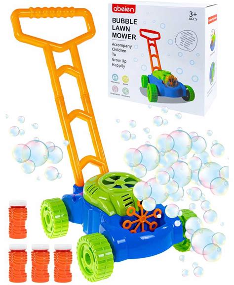 Vejapjovė leidžianti muilo burbulus