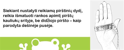 Vaiko rankos matavimas pirštinėms