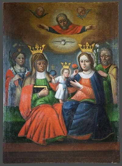 Šv. Kalėdų paveikslas su Marija, Juozapu ir kūdikiu Jėzumi