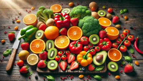 maisto produktai, turintys daug vitamino C