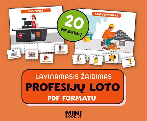 Loto žaidimo komponentai
