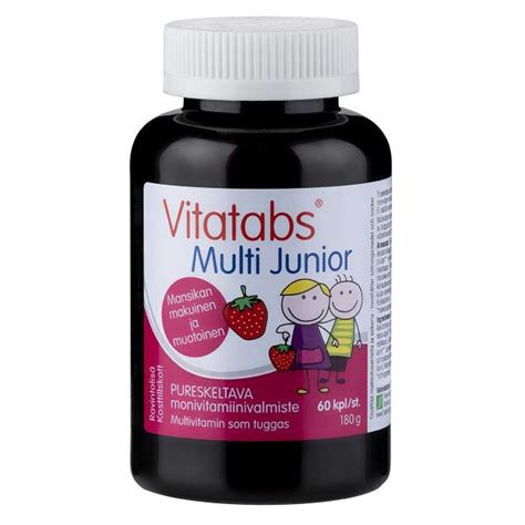 Vaikams skirtų vitaminų pakuotės