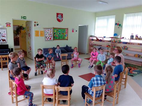 vaikų darželio grupės užsiėmimai