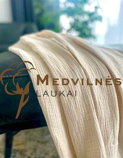 įvairių audinių tekstūros: medvilnė, muslinas ir bambuko pluoštas