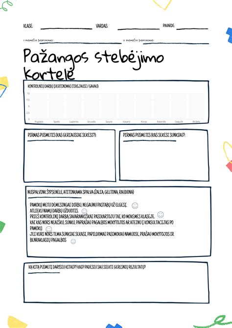 Grafinis vaiko pažangos stebėjimo modelis