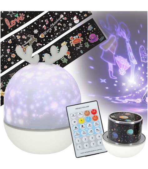 jaukus miegamasis su žvaigždžių projektoriumi