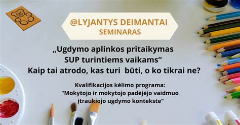 Vaiko ugdymosi aplinkos