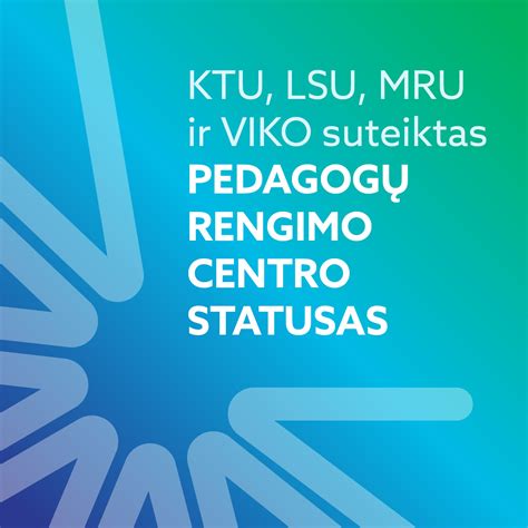 Pedagogų rengimo schema