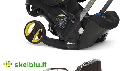 Doona automobilinė kėdutė transformuojasi į vežimėlį