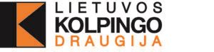 Adolfo Kolpingo portretas ir Kolpingo fondo logotipas