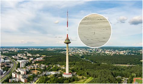 Vaizdas į Vilniaus televizijos bokštą