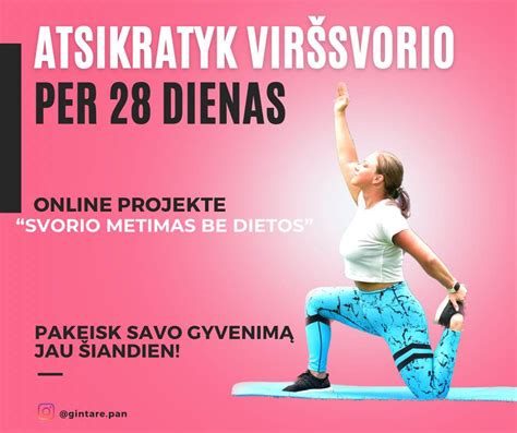 Infografika apie svorio metimo svarbą