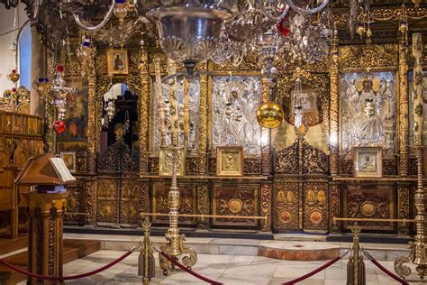 Interior of the Church of the Nativity