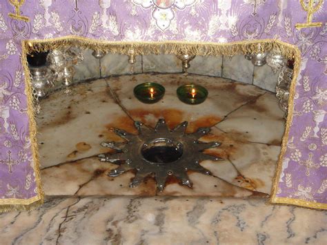 Grotto of the Nativity with 14-pointed star