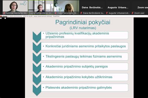 Grafikas studijų programų vertinimo etapų