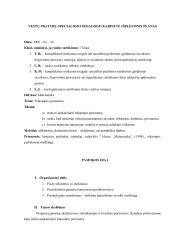 Specialiojo pedagogo ir vaiko individualių pratybų schema