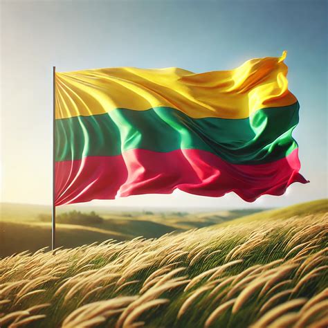 Kunigaikštienės Birutės fontanas ir Lietuvos vėliava Klivlando lietuvių darželyje