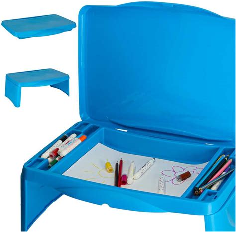 vaikiškas staliukas su daiktadėže