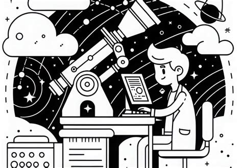 Vaikai stebi žvaigždes per teleskopą