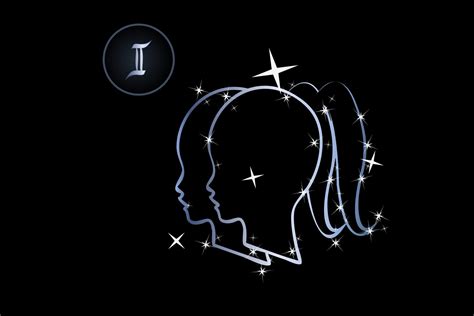 Zodiako ženklas Dvyniai ir astrologinis žvaigždžių žemėlapis