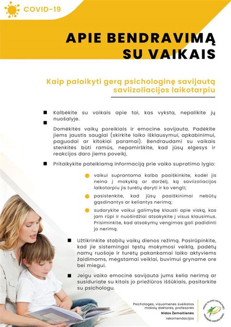 Visuomenės sveikatos biuro veikla su vaikais