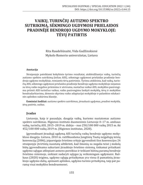 Autizmo spektro sutrikimų ankstyvieji požymiai