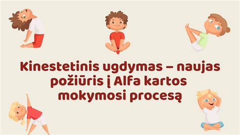 Vaizdas, iliustruojantis vaikų mokymosi procesą