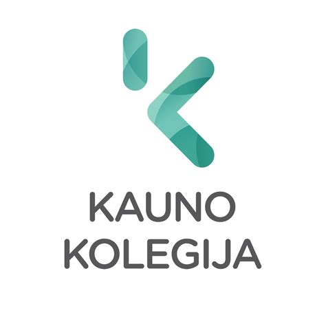 Kauno kolegijos logotipas ir studentų atributika
