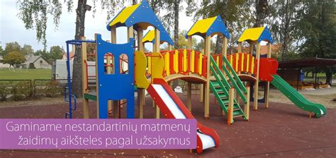 Markučių darželio lauko erdvių ir žaidimų aikštelių schema
