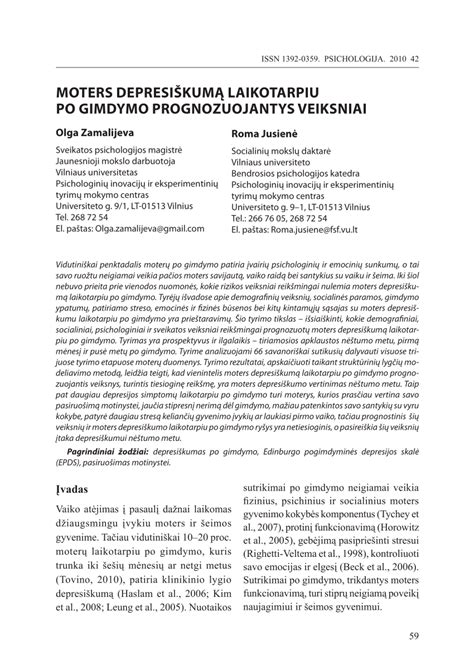 Moters organizmo atsistatymo po gimdymo laiko skalė