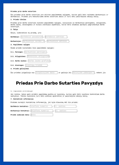 Darbo sutarties pasirašymas