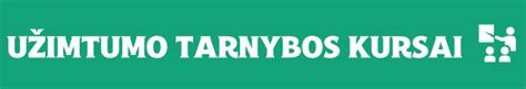 Užimtumo tarnybos logotipas ir Kursuok.lt platformos sąsaja