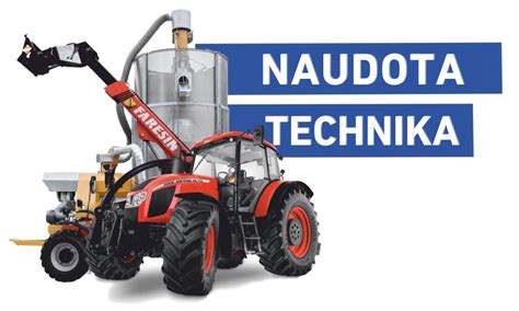moderni žemės ūkio technika lauke
