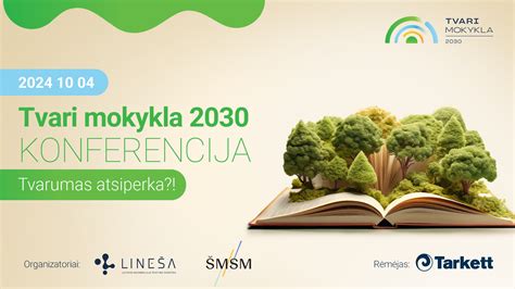 Mokiniai projekto „Tvari mokykla 2030“ metu